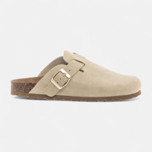 Miss Boho - Mules Femme en cuir beige